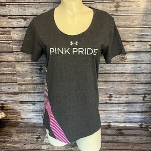 Like new Under Armour Pink Pride Medium Tee Breast Cancer MD